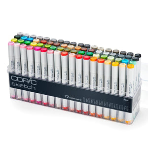 Copic Sketch - Estojo com 72 Cores - Conjunto 72C