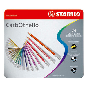 Lápis De Cor Pastel Aquarelável Stabilo CarbOthello - 24 Cores