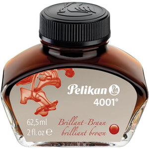 Tinta Para Caneta Tinteiro Pelikan 4001 - Marrom - 62,5ml