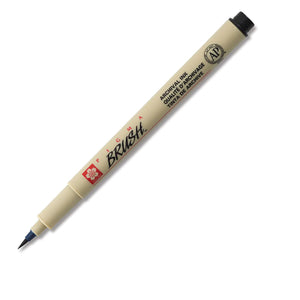 Caneta Pigma Graphic Brush - Ponta Pincel - Preto - Sakura