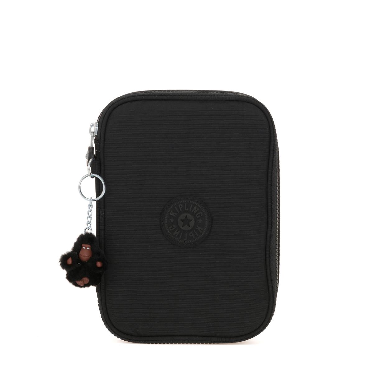 Estojo Kipling 100 Pens - True Black - Preto Livraria Skilo