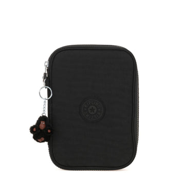 Estojo Kipling 100 Pens - True Black - Preto Livraria Skilo