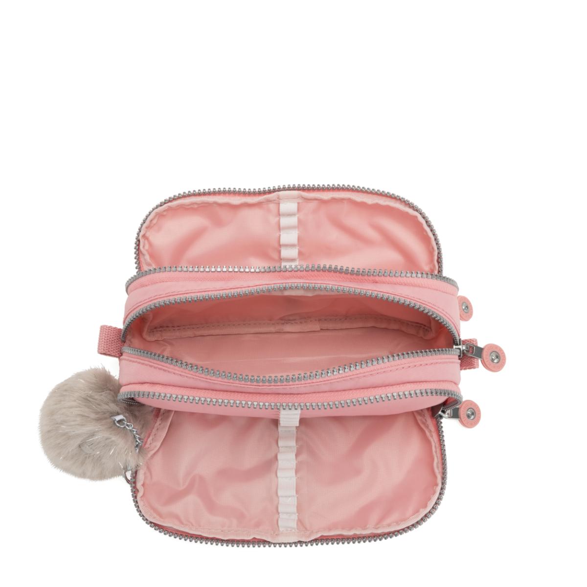 Estojo Kipling Gitroy - Bridal Rose - Rosa Livraria Skilo