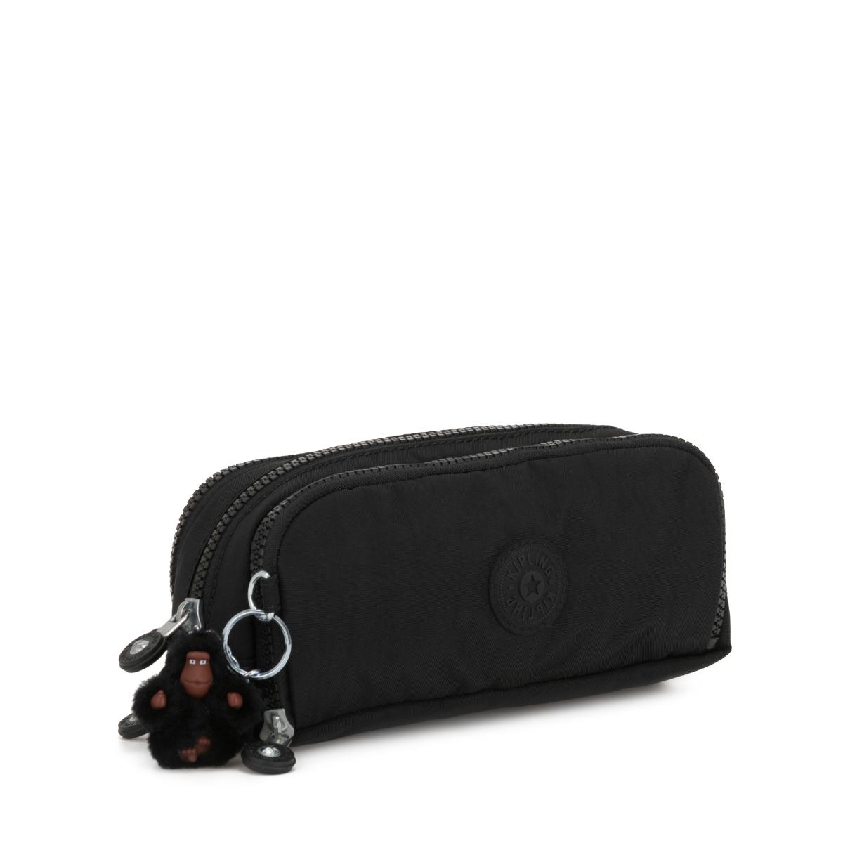 Estojo Kipling Gitroy - True Black - Preto Livraria Skilo