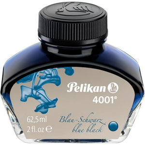Tinta Para Caneta Tinteiro Pelikan 4001 - Blue Black- 62,5ml - 329151