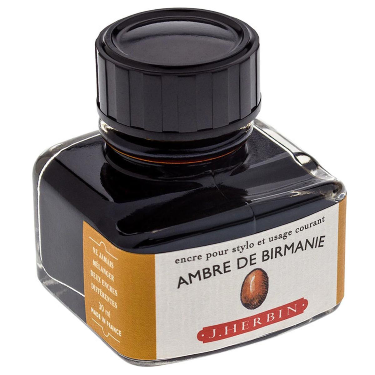 Tinta Para Caneta Tinteiro Herbin Ambre de Birmanie - 30ml Jacques Herbin