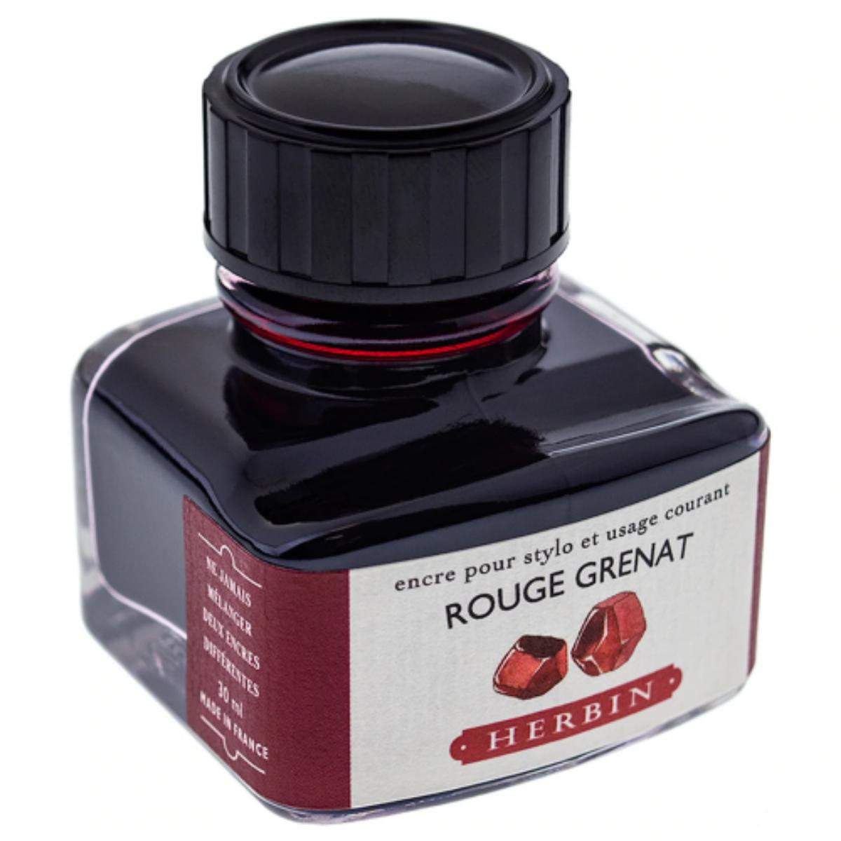 Tinta Para Caneta Tinteiro Herbin Rouge Grenat - 30ml Jacques Herbin