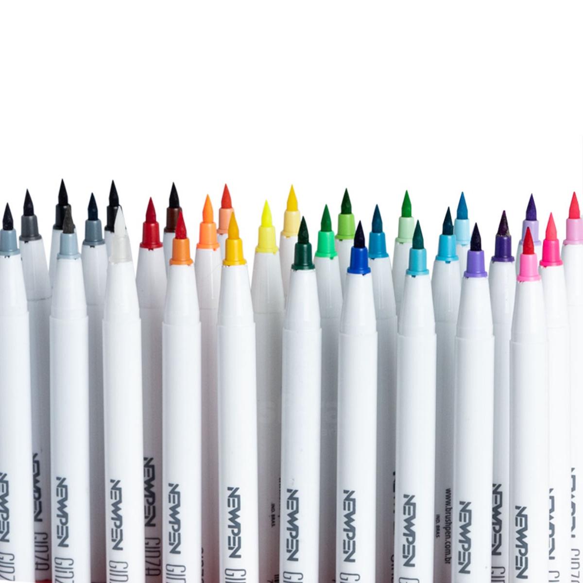 Ginza Pro - Caneta Hidrográfica Newpen - 15 cores
