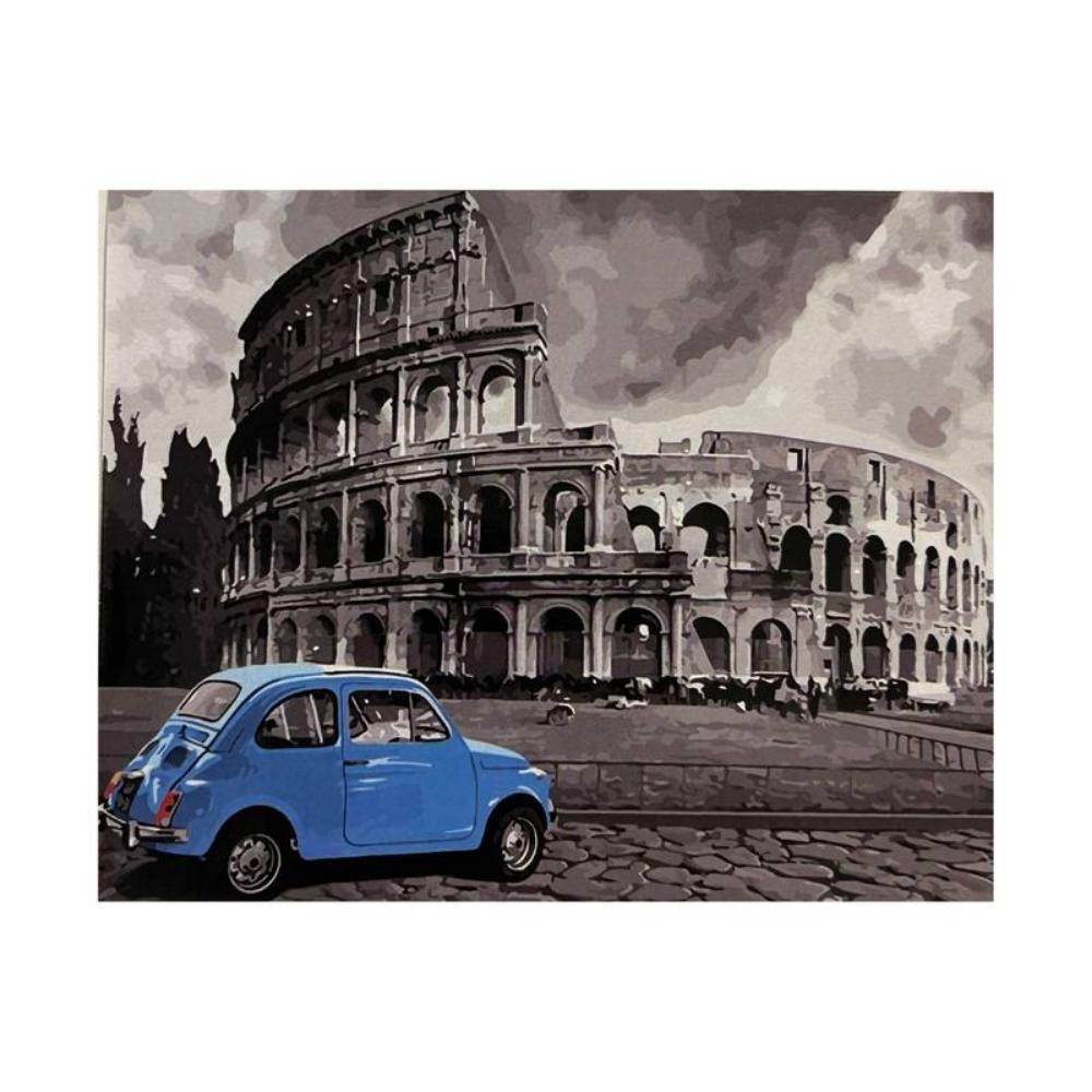 Kit Pintura Numerada em Tela - Colosseum - 40x50cm