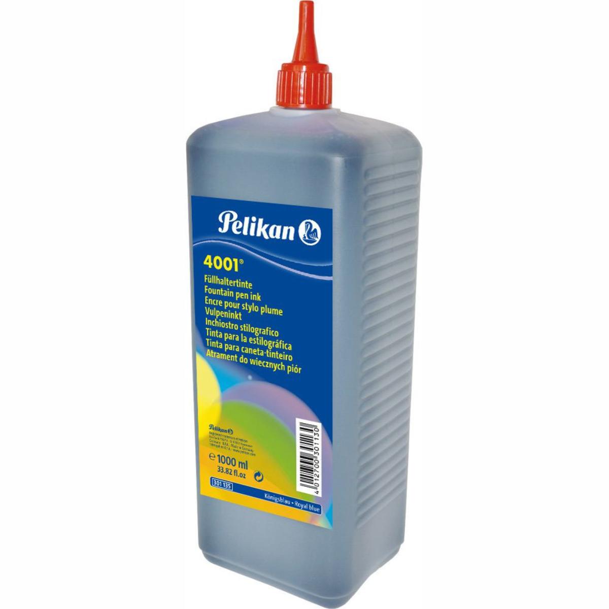Tinta Pelikan 4001 - 1 Litro - Tinta Para Caneta Tinteiro - Cores