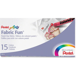 Giz Pastel Para Tecido Pentel - 15 Cores