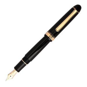 Caneta Tinteiro Platinum Century 3776- Black Gold - Pena F
