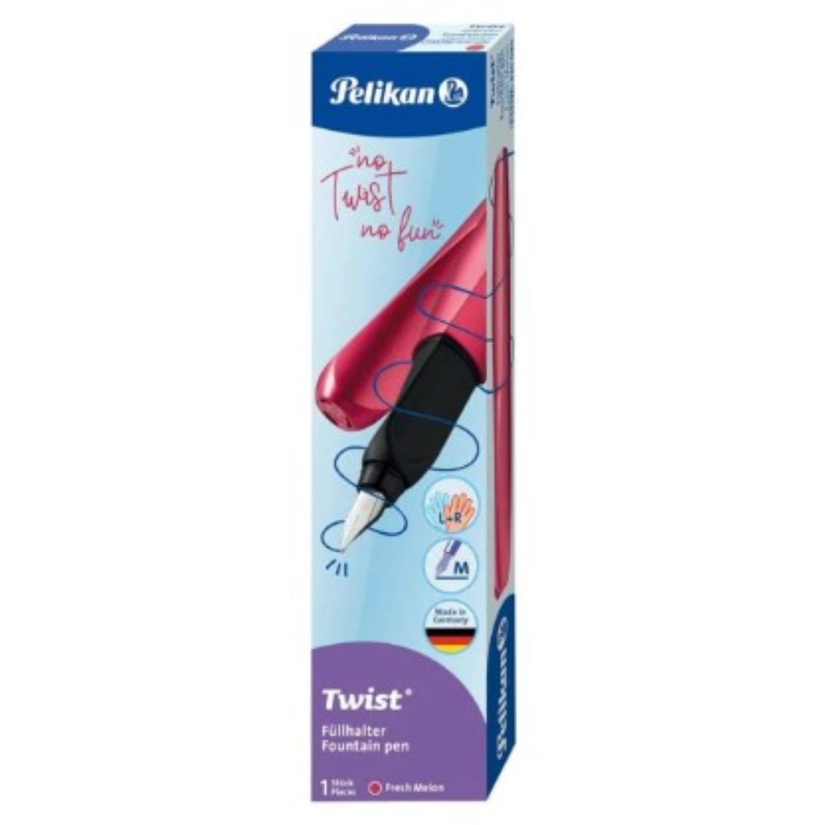 Caneta Tinteiro Pelikan Twist - Fresh Melon - Pena M