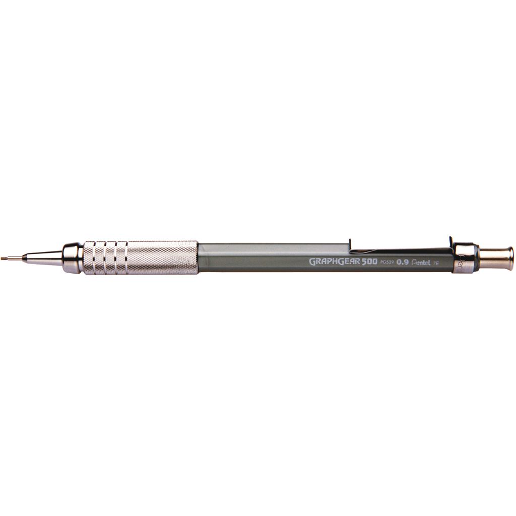 Lapiseira Pentel Graphgear 500 0.9 mm - Cinza