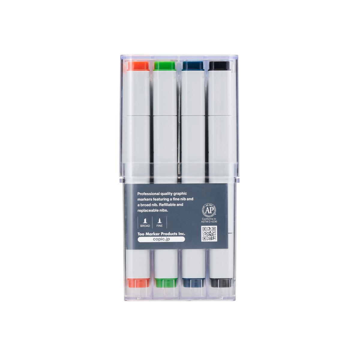 Copic Classic - Estojo com 72 Cores Conjunto A
