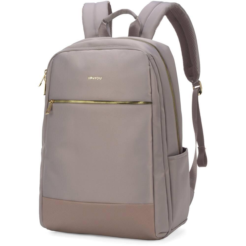 Mochila Executiva Feminina Para Notebook 15,6 - Bege - MN51650UP