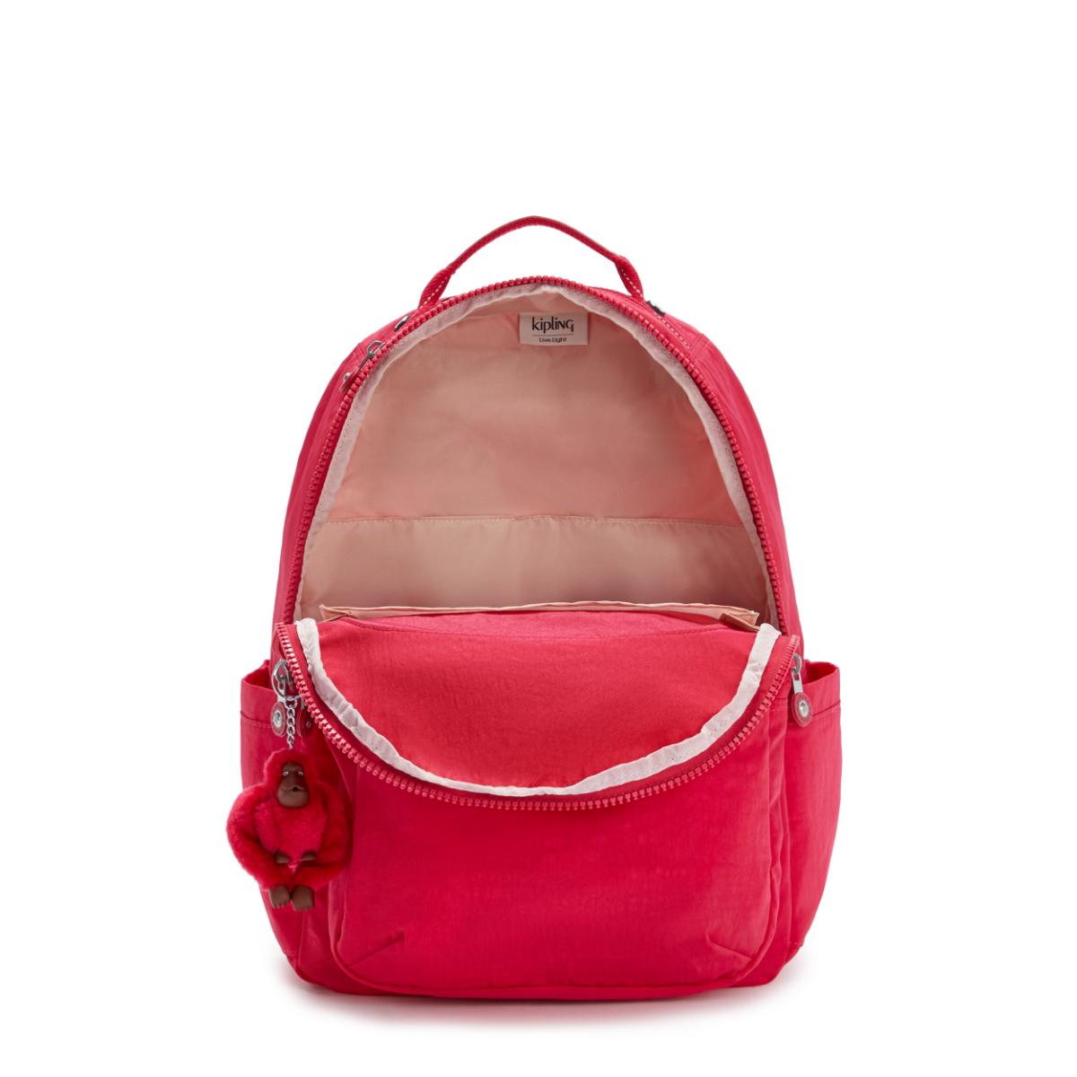 Mochila Kipling Seoul - True Pink - Rosa