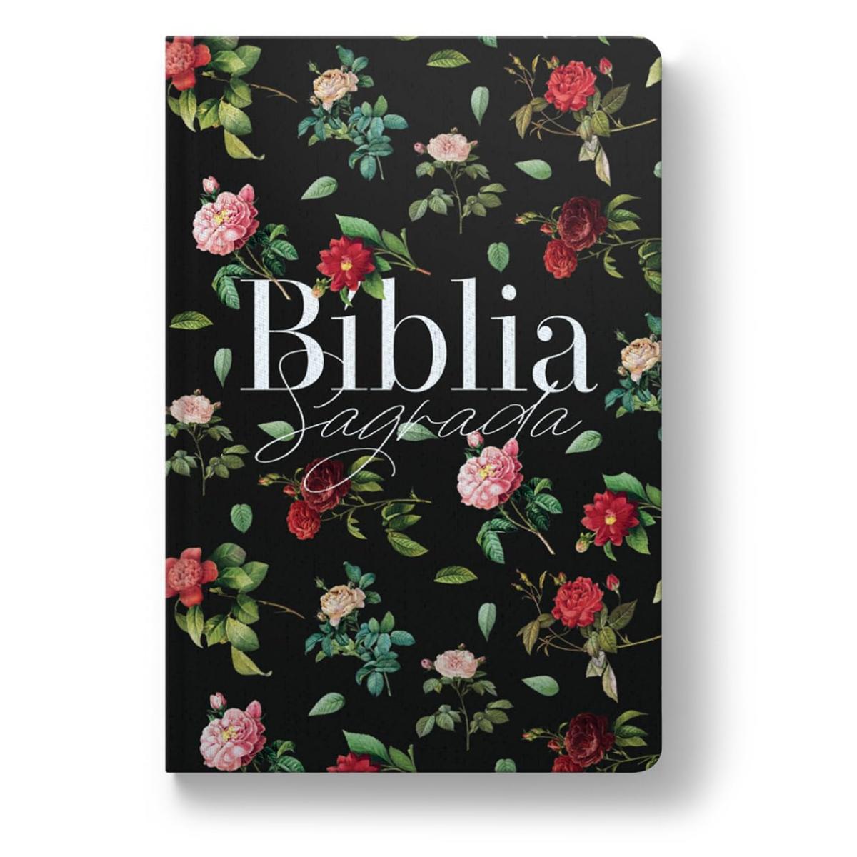 Bíblia Sagrada NVT Letra Grande - Flores do Campo - Capa Dura