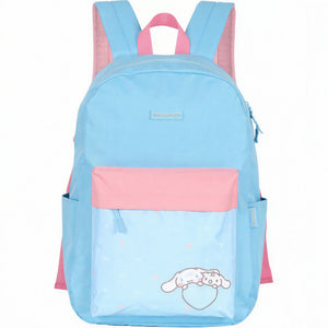 Mochila Juvenil Luxcel Hello Kitty e Amigos - Azul Claro