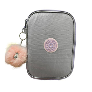 Estojo Kipling 100 Pens - Prata