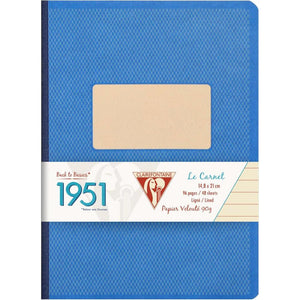 Caderno Clairefontaine 1951 - Blue - A5 - Pautado - 195946C