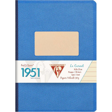 Caderno Clairefontaine 1951 - Blue - A5 - Pautado - 195946C