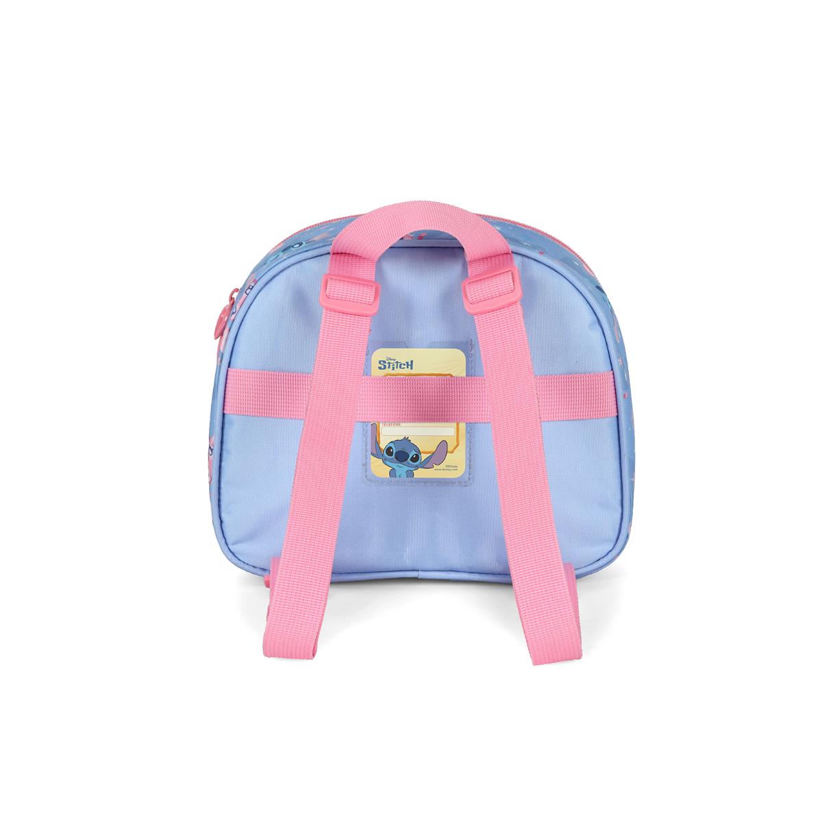 Lancheira Stitch Angel - Rosa