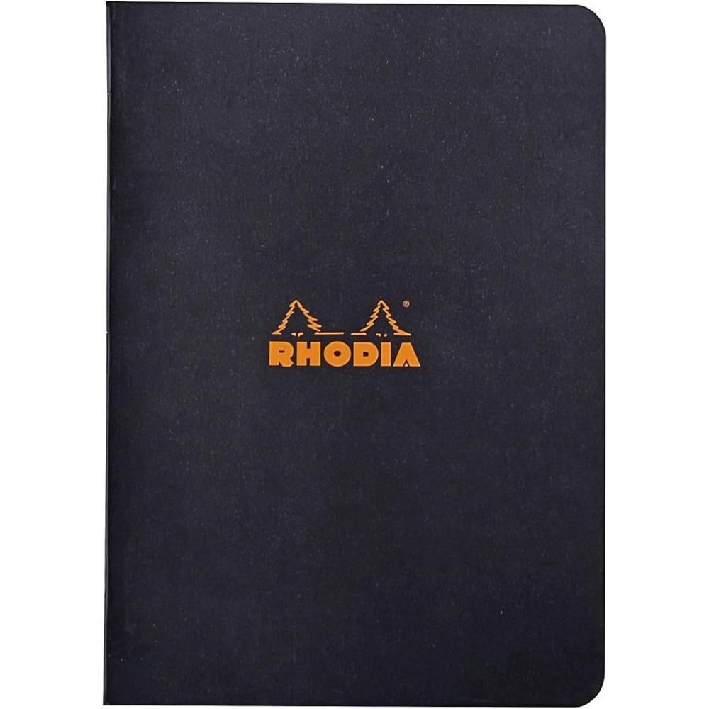 Bloco de Notas Rhodia Classic - A5 - Grampeado - 119189C - Preto