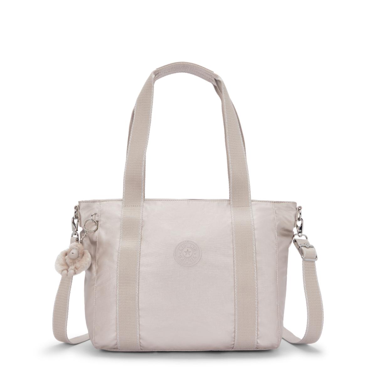 Bolsa de Mão Kipling Asseni - Metallic Glow - Rosa