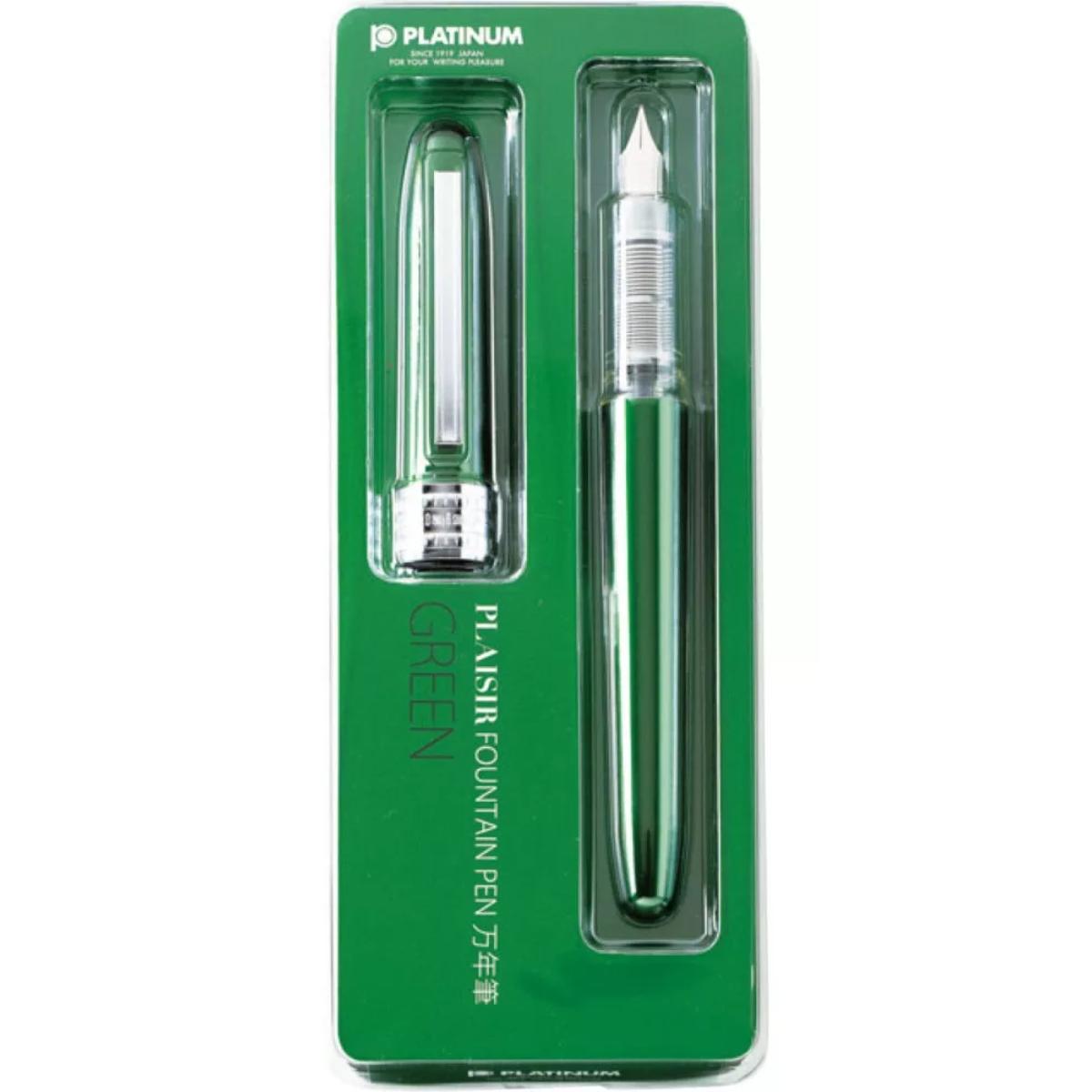 Caneta Tinteiro Platinum Plaisir - 0.3 Green