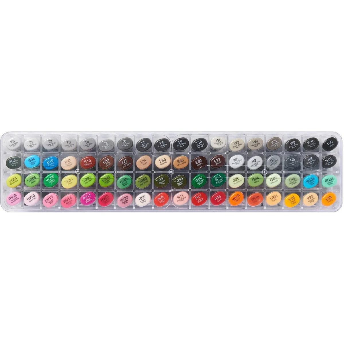 Copic Sketch - Estojo com 72 Cores - Conjunto 72C