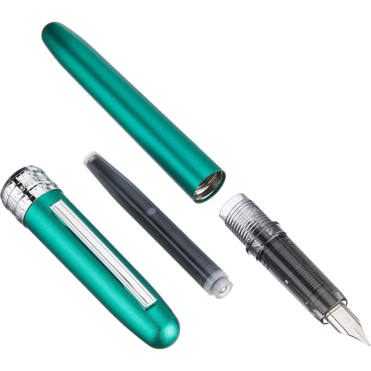 Caneta Tinteiro Platinum Plaisir 0,3 - Teal Green