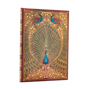 Caderno Paperblanks Midi - Hafizs Peacocks - Pautado