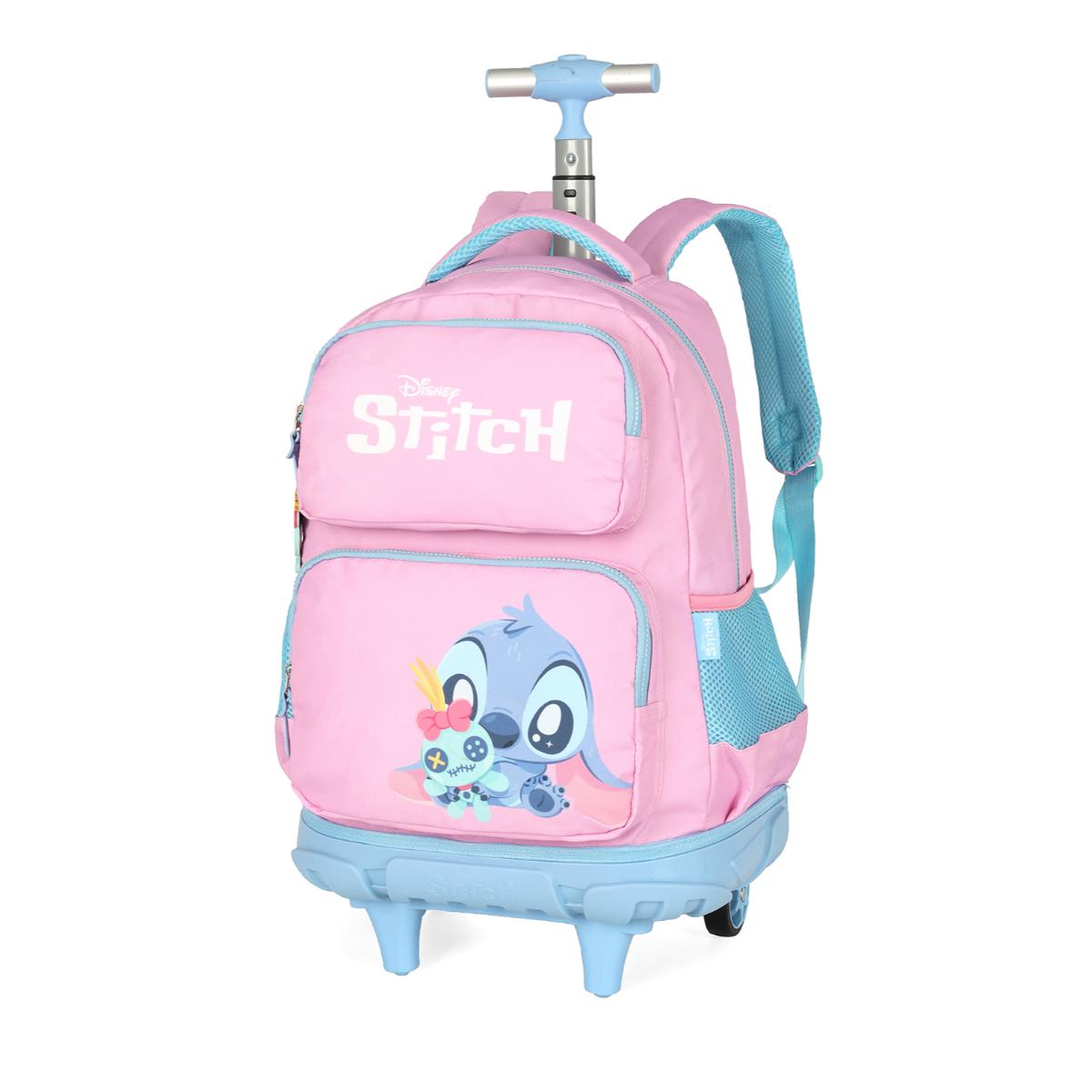 Mochila com Rodas Stitch Pastel Pink - MC50042SC