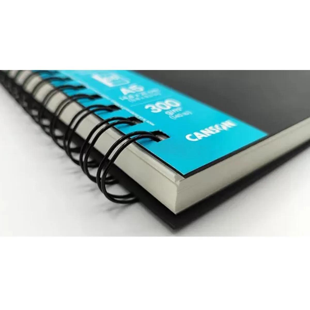 Sketchbook Canson XL Aquarelle A5 Espiral - Aquarela - 300g