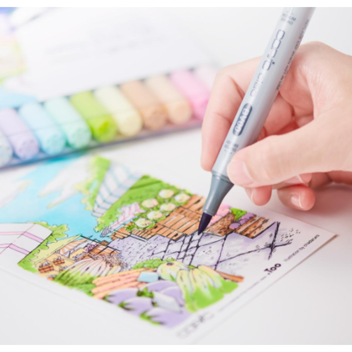 Copic Ciao - My First Copic - 10 Cores + 2 Multiliner