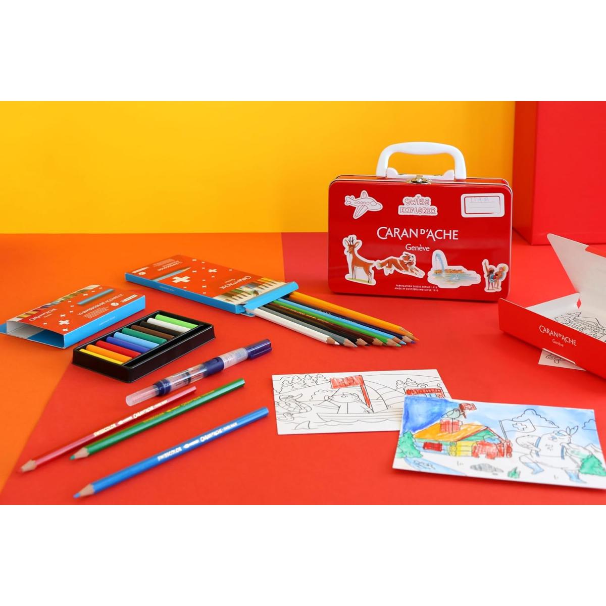 Maleta Criativa Caran D´Ache Swisscolor - Travel Kit - 300223