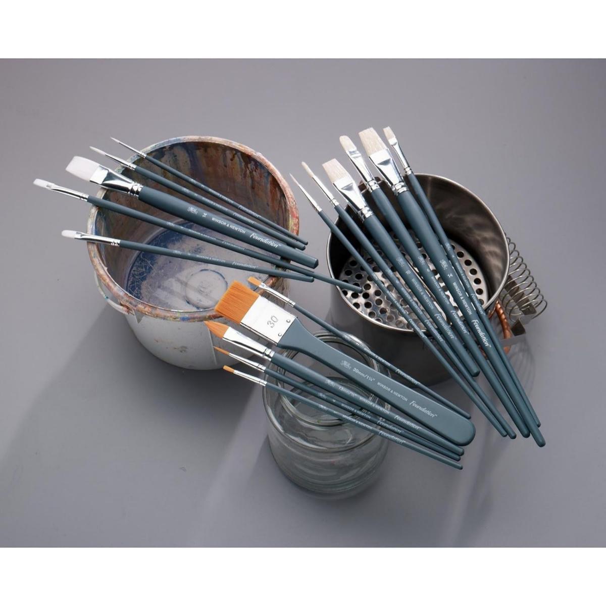 Pincel Para Aquarela Winsor & Newton Foundation - Conjunto com 6 Winsor & Newton