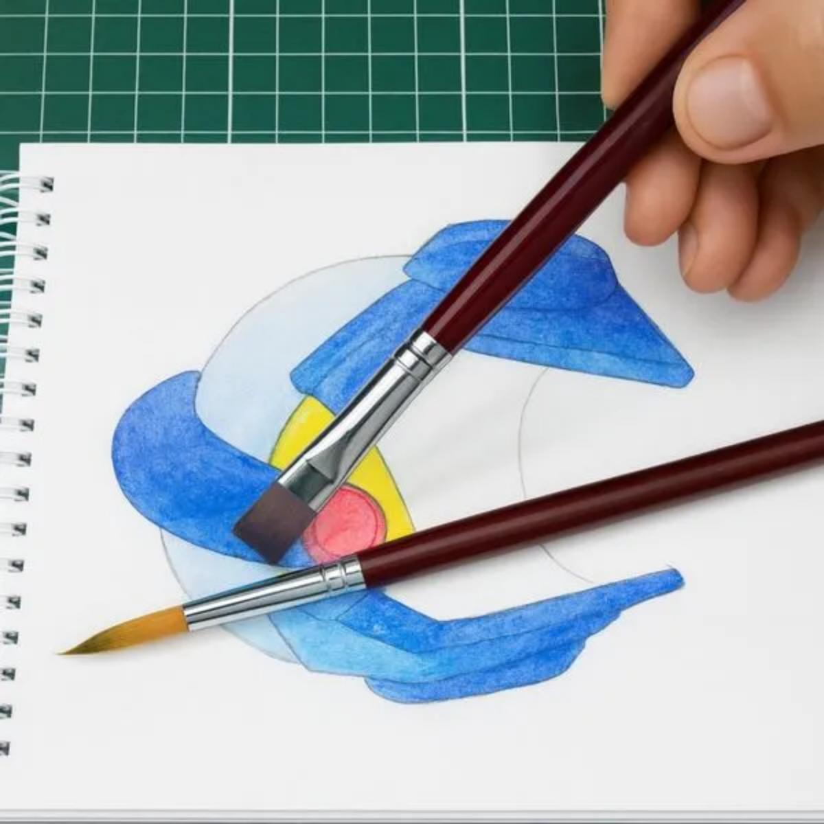 Kit Pincel Artístico Sakura Painting Brush - 3RF