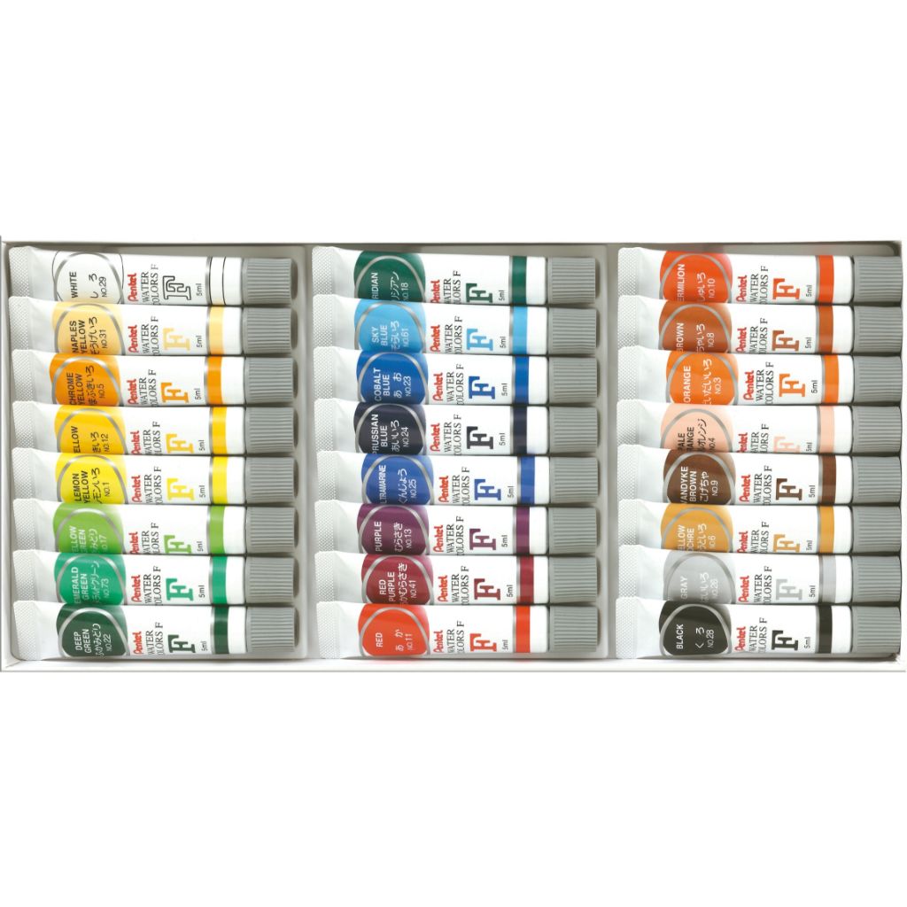 Aquarela Pentel Water Colours - 24 Cores