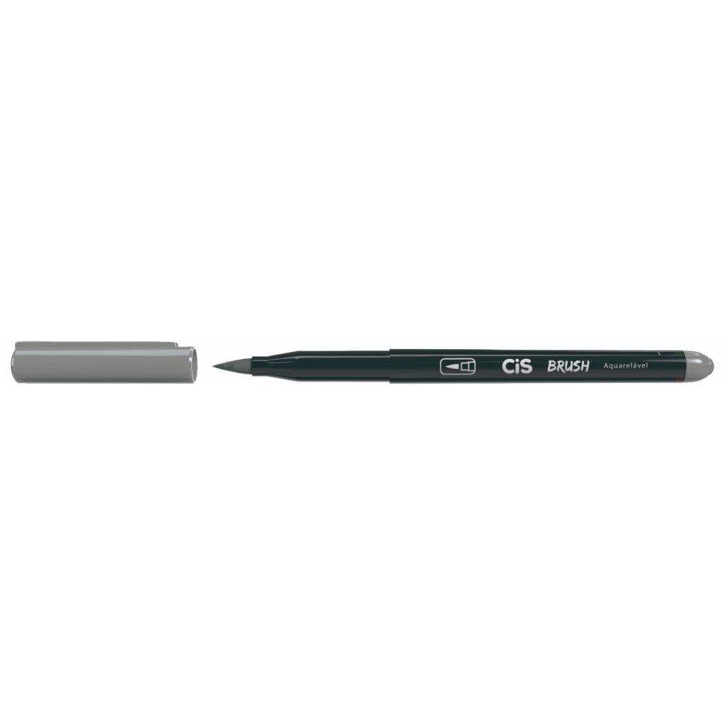 Brush Pen Cis - 6 Tons de Cinza Aquareláveis