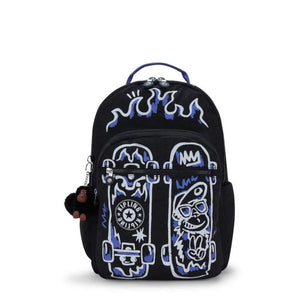 Mochila Kipling Seoul Lap - Fire Skate