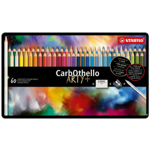 Lápis de Cor Pastel Aquarelável - Stabilo CarbOthello - 60 Cores