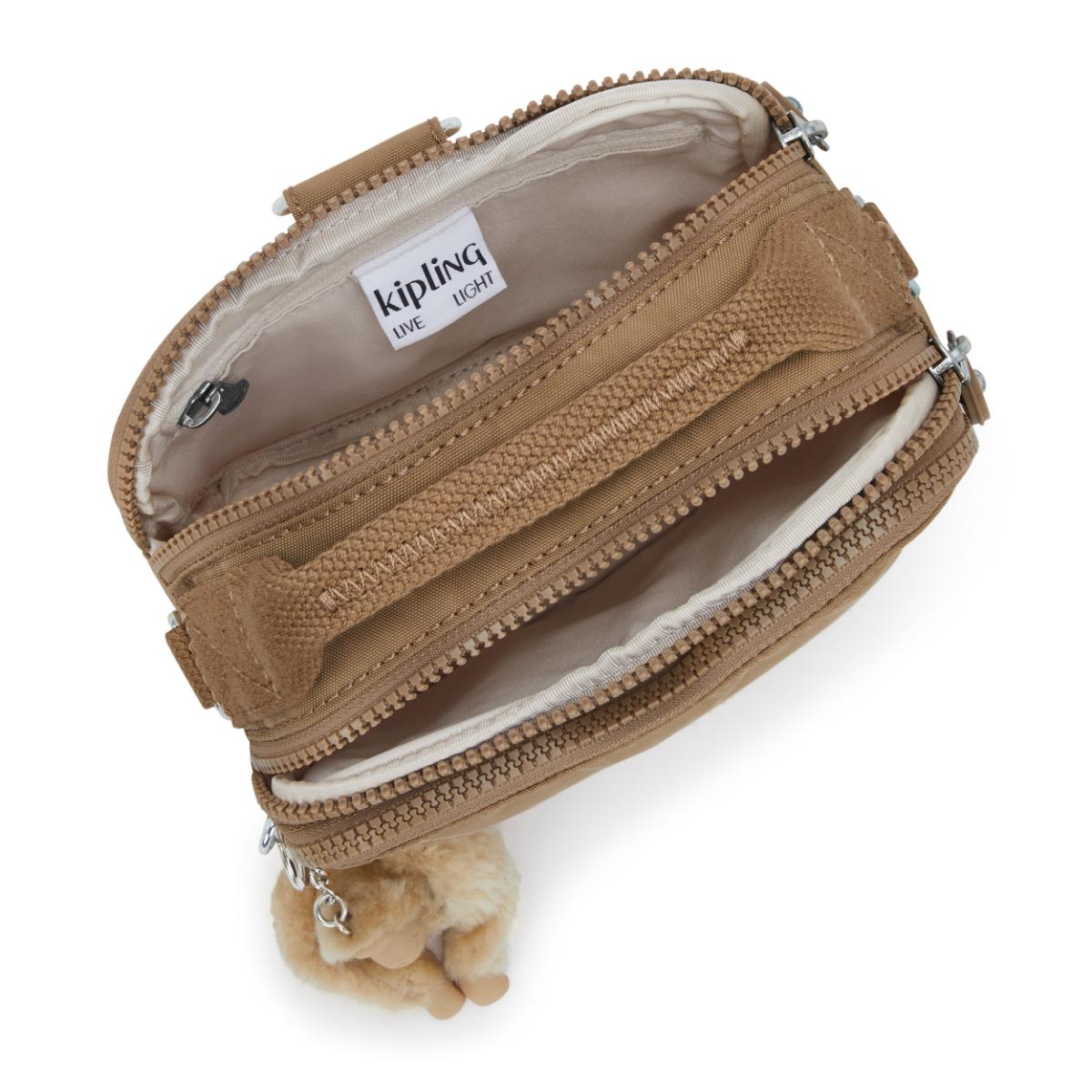 Bolsa Transversal Kipling Cahir - Early Tan