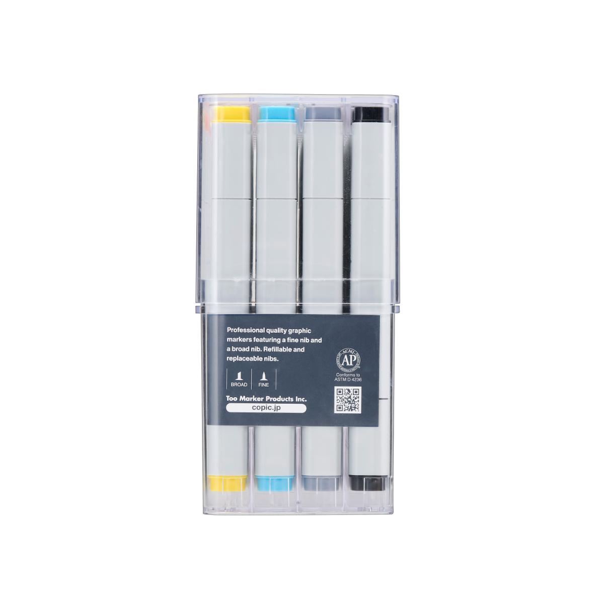Copic Classic - Estojo com 36 Cores - Marcador Copic