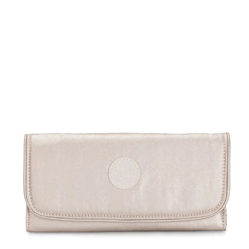 Carteira Kipling Money Land - Gold Metallic Glow