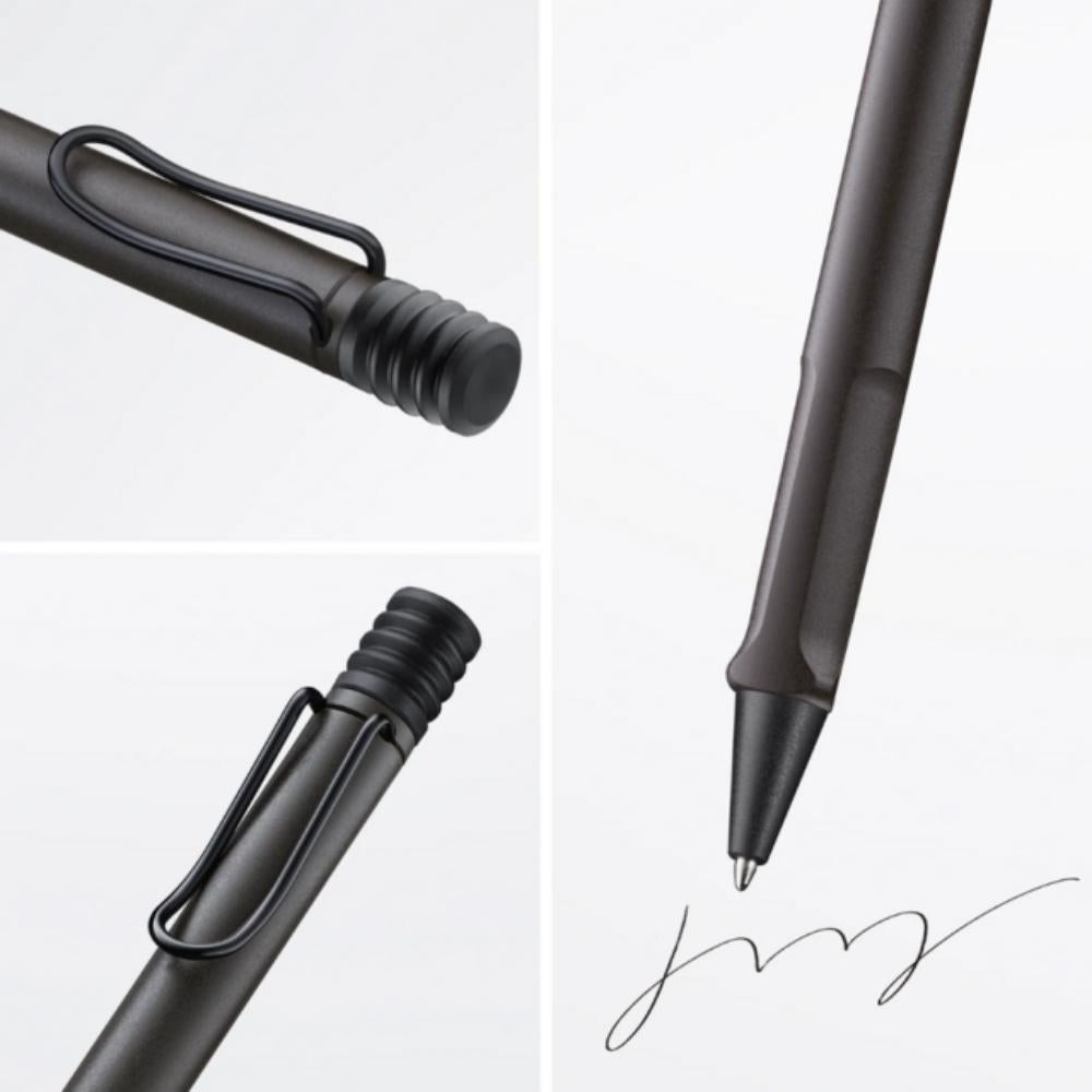 Lamy Safari Esferográfica - Steel Black 2E2 M