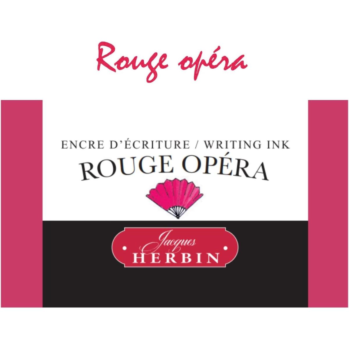 Tinta Para Caneta Tinteiro Herbin 30ml - Rouge Opera