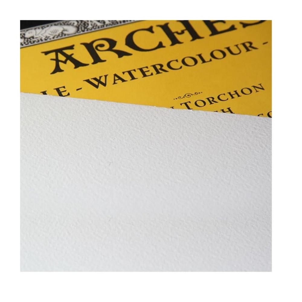Papel Para Aquarela Arches Grao Rugoso - 300g - 23x31cm - 12 Folhas