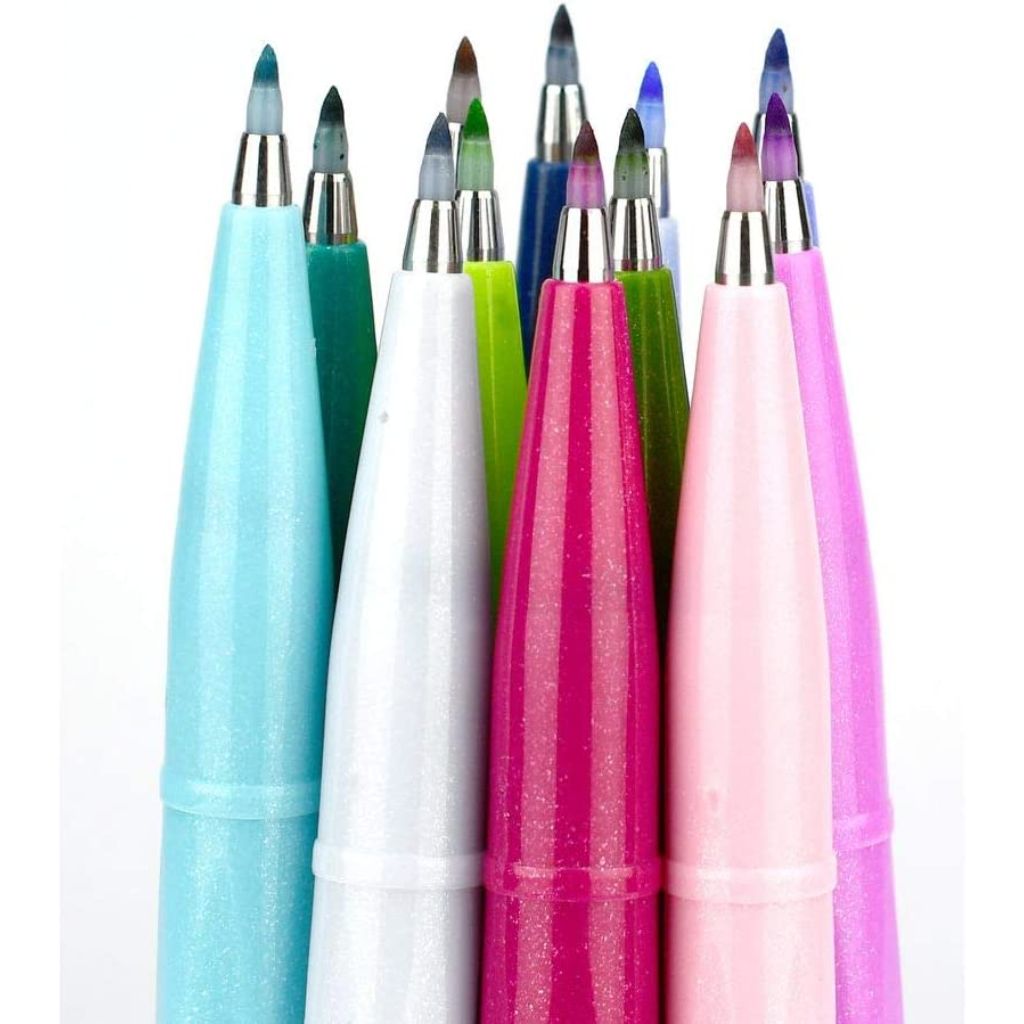 Brush Sign Pen Pentel - Estojo com 6 Tons Pastel